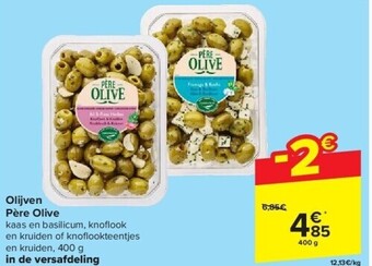 Carrefour Olijven père olive aanbieding