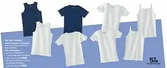 Carrefour Set van 2 topjes voor meisjes of jongens aanbieding