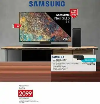 Selexion Samsung neo qled 4k tv qe55qn95a aanbieding