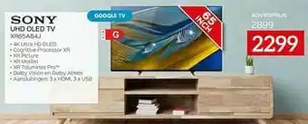 Selexion Sony uhd oled tv xr65a84j adviesprijs 2899 aanbieding