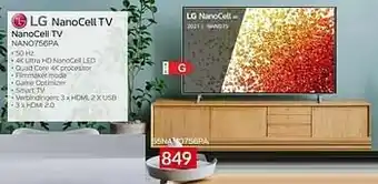 Selexion Lg nanocell tv nano756pa 55nano756pa aanbieding