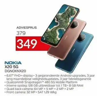 Selexion Nokia x20 5g dgnoknx20 aanbieding