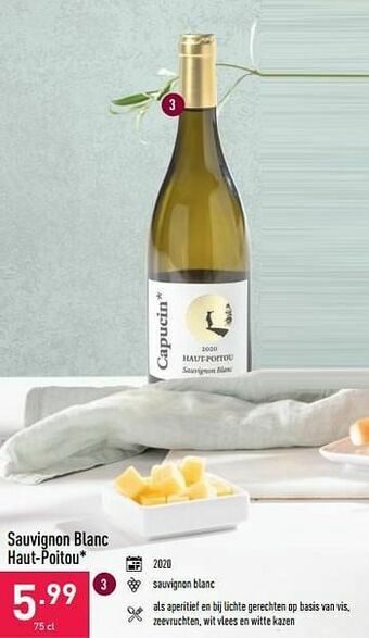 ALDI Sauvignon blanc haut-poitou aanbieding