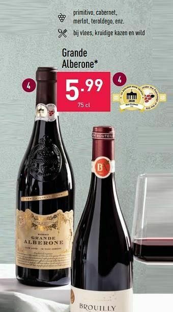 ALDI Grande alberone aanbieding