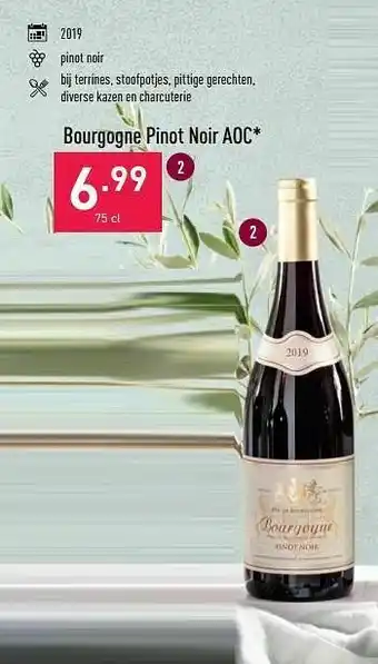 ALDI Bourgogne pinot noir aoc aanbieding