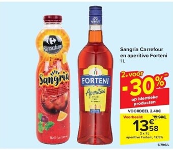 Carrefour Sangria carrefour en aperitivo forteni aanbieding