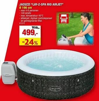 Hubo Jacuzzi lay-z-spa rio airjet aanbieding