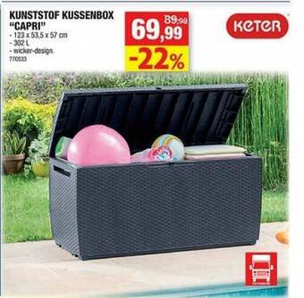 Hubo Kunststof Kussenbox aanbieding