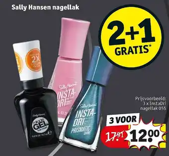 Kruidvat Sally Hansen Nagellak 2+1 Gratis aanbieding