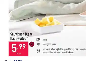 ALDI Sauvignon Blanc Haut-poitou aanbieding