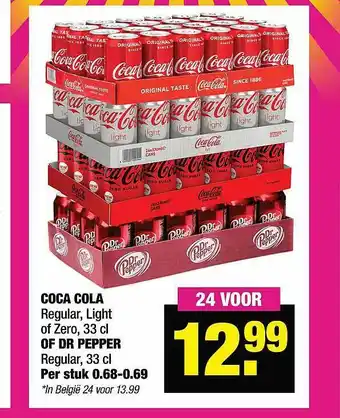 Big Bazar Coca Cola Of Dr Pepper aanbieding
