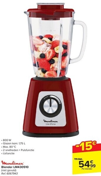 Carrefour Blender lm430510 aanbieding