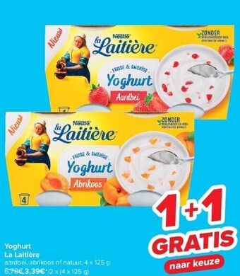 Carrefour Yoghurt la laitière aanbieding