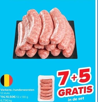 Varkens-/runderworsten