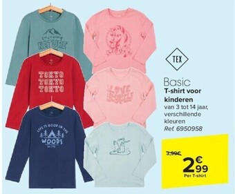 Carrefour T-shirt voor kinderen aanbieding