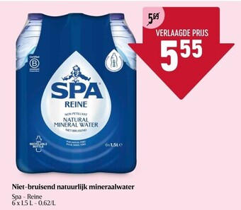 Delhaize Niet-bruisend natuurlijk mineraalwater aanbieding