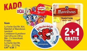 Kaas La Vache Qui Rit, Kiri, Babybel of Maredsous