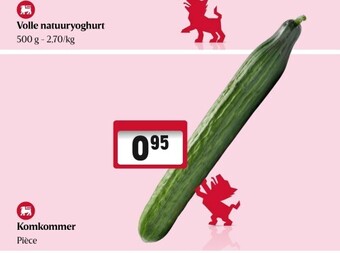 Delhaize Komkommer aanbieding