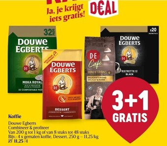 Delhaize Koffie Douwe Egberts aanbieding