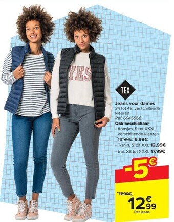 Carrefour Jeans voor dames aanbieding