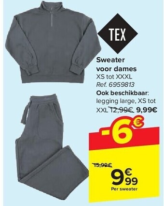 Carrefour Sweater voor dames aanbieding