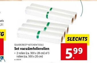 Lidl Set vacuümfolierollen aanbieding