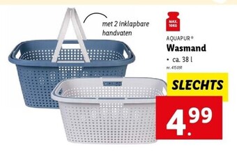 Lidl Wasmand aanbieding
