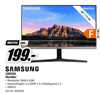 MediaMarkt SAMSUNG 28R550 Monitor aanbieding