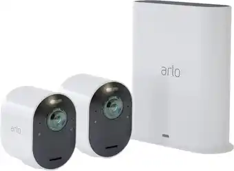 Coolblue Arlo ultra 2 beveiligingscamera 4k wit duo pack aanbieding
