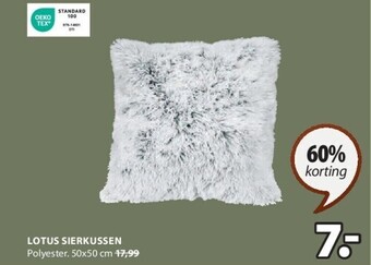 Jysk Lotus sierkussen aanbieding