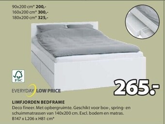 Jysk Limfjorden bedframe aanbieding