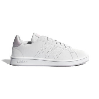 Decathlon Tennisschoenen voor dames advantage base wit roze aanbieding