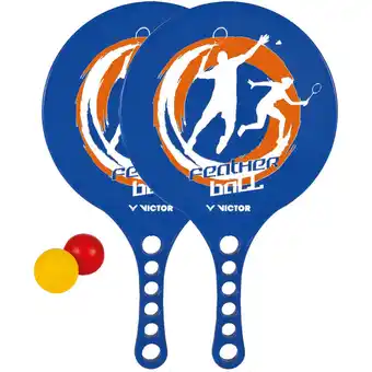 Decathlon Victor featherball set premium aanbieding