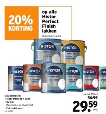 GAMMA Histor perfect finish houtlak aanbieding