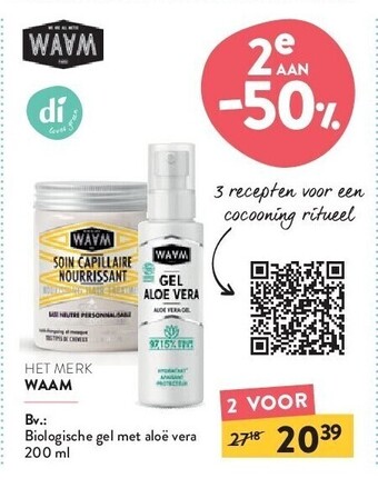 Biologische gel met aloë vera 200 ml