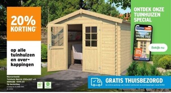 GAMMA Tuinhuis narcis 250x307 cm aanbieding