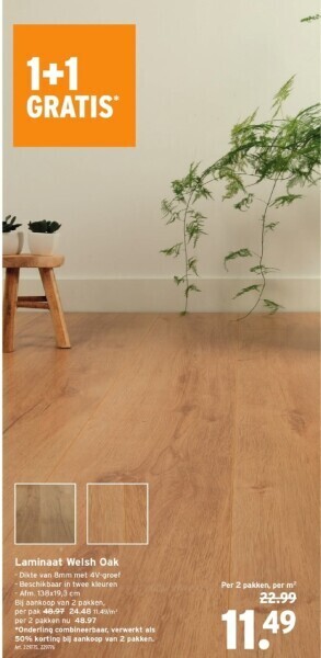 GAMMA Laminaat welsh oak aanbieding