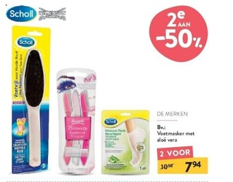 Di Voetmasker met aloë vera aanbieding