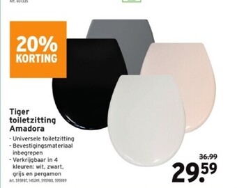 GAMMA Tiger toiletzitting amadora aanbieding