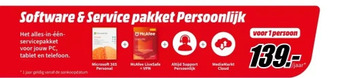 Software & service pakket persoonlijk