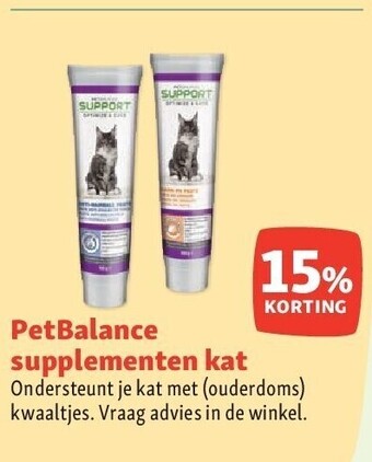 Maxi Zoo Petbalance supplementen kat aanbieding