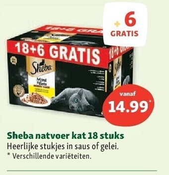 Maxi Zoo Sheba natvoer kat 18 stuks aanbieding