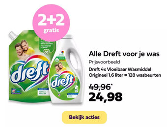 Plein.nl Alle Dreft voor je was aanbieding