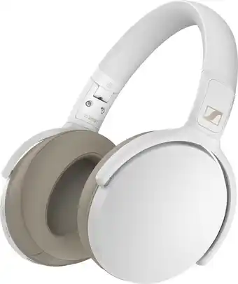 Bol.com Sennheiser hd 350 bt - draadloze over-ear koptelefoon - wit aanbieding