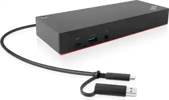 Lenovo thinkpad hybride usb c en usb a docking station