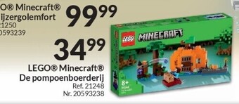 Fun Lego minecraft de pompoenboerderij aanbieding