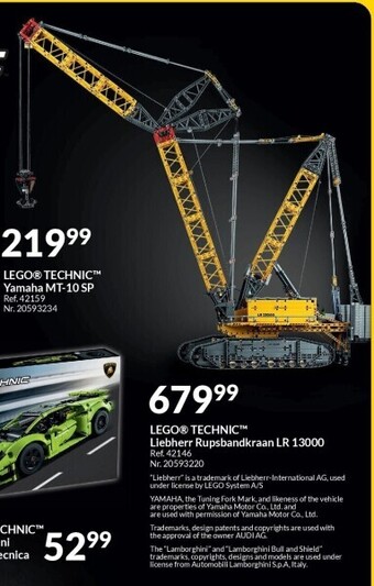 Fun Lego technic liebherr rupsbandkraan lr 13000 aanbieding