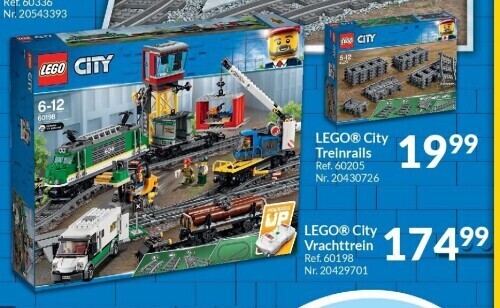 Fun Lego city vrachttrein aanbieding