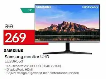Selexion Samsung monitor uhd lu28r550 aanbieding