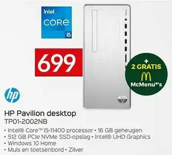 Selexion Hp pavilion desktop tp01-2002nb aanbieding